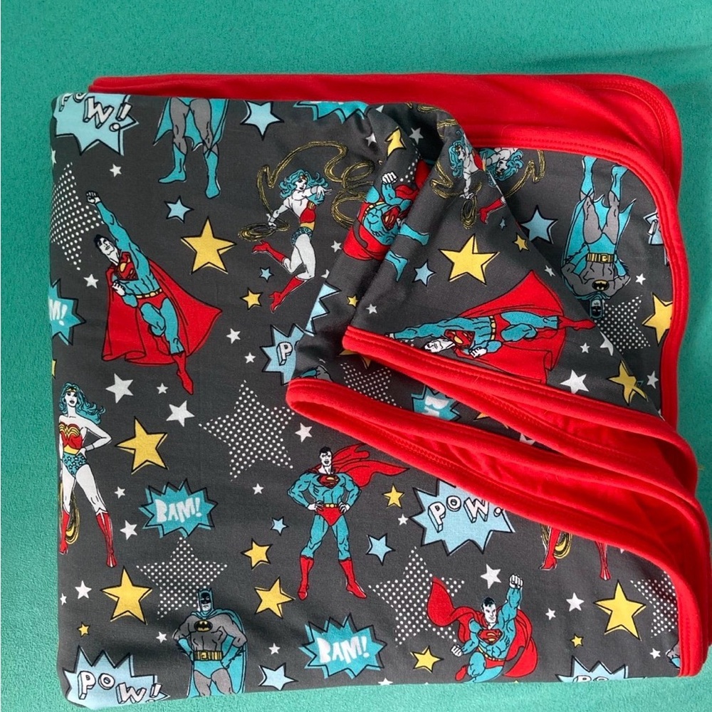 Little Sleepies Justice League Cloud Blanket 50x50